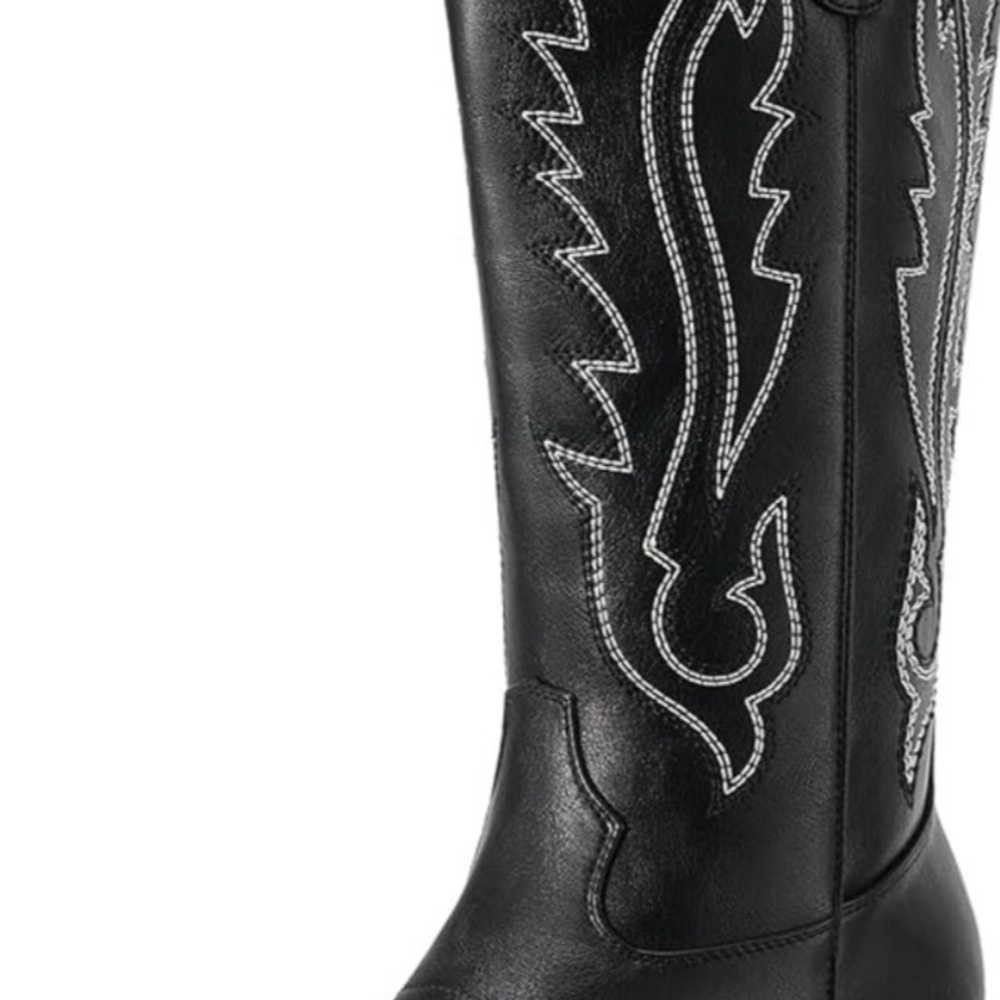 Black Western-Style Women's Boots